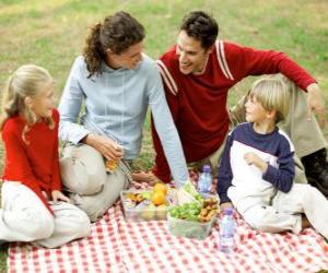 Rompicapo di Pic-nic in campagna, per godere la natura e il cibo