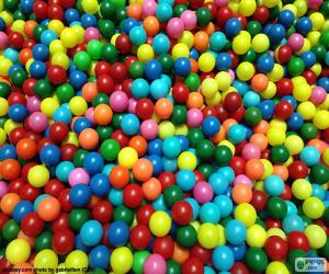 Rompicapo di Piscina di palline colorate