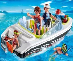 Rompicapo di Playmobil Motoscafo