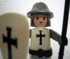 Rompicapo di Playmobil soldato medievale