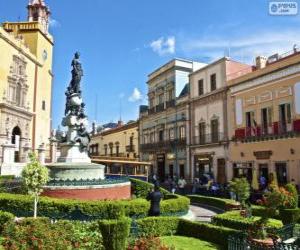 Rompicapo di Plaza de la Paz, Guanajuato, Messico