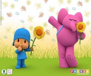 Rompicapo di Pocoyo Elly e l'Elefante