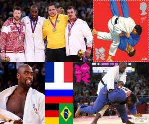 Rompicapo di Podio maschile Judo oltre 100 kg