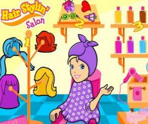 Rompicapo di Polly Pocket nel salone di bellezza