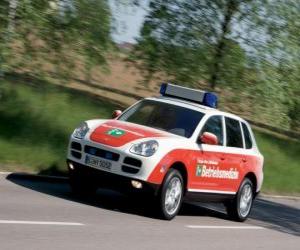 Rompicapo di Porsche Cayenne Ambulanza