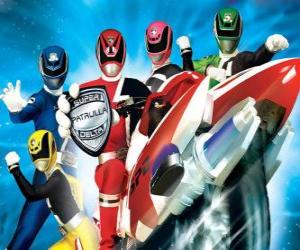 Rompicapo di Power Rangers SPD. Space Patrol Delta