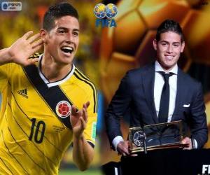 Rompicapo di Premio Puskas del 2014 FIFA per James Rodríguez