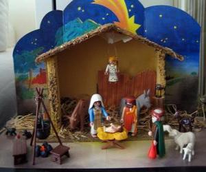 Rompicapo di Presepio Playmobil