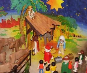 Rompicapo di Presepio Playmobil