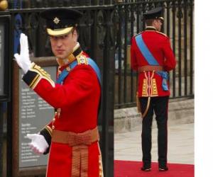 Rompicapo di Prince William, in uniforme di colonnello degli irlandesi Horse Guards