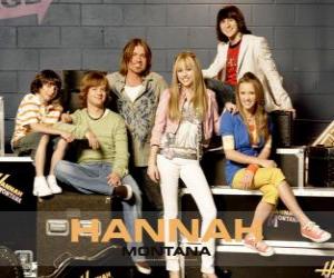 Rompicapo di Principali personaggi di Hannah Montana, Miley Ray Stewart, Lillian "Lilly" Truscott, Oliver Oscar Oken, Rod Stewart Jackson, Robby Ray Stewart e Rico Suave.