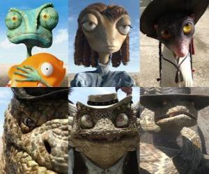 Rompicapo di protagonisti principali della film Rango