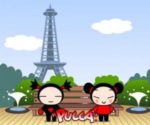 Rompicapo di Pucca e Garu a Parigi