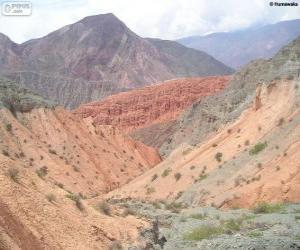 Rompicapo di Quebrada de Humahuaca, Jujuy, Argentina