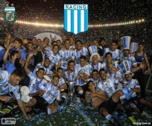 Rompicapo di Racing Club de Avellaneda, campione del Torneo de Transición 2014 in Argentina