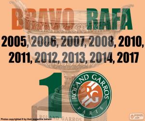 Rompicapo di Rafa Nadal, 10 Roland Garros