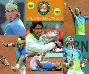 Rompicapo di Rafael Nadal, campione del Roland Garros 2010