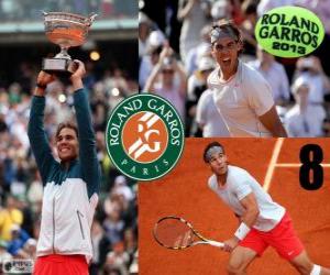 Rompicapo di Rafael Nadal, campione del Roland Garros 2013