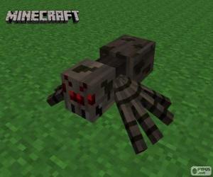 Rompicapo di Ragno, una delle creature di Minecraft