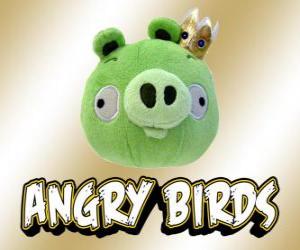 Rompicapo di Re Maiale appare alla fine degli gioco Angry Birds