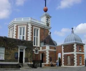 Rompicapo di Reale Osservatorio di Greenwich, osservatorio astronomico situato presso l'Istituto di Astronomia all'Università di Cambridge, UK. La posizione del primo meridiano della terra