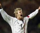 David Beckham celebrazione dell gol
