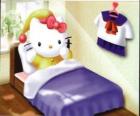 Hello Kitty a letto