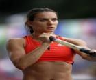 Yelena Isinbayeva pronto a saltare