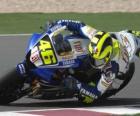 Valentino Rossi pilota il moto GP