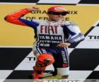 Jorge Lorenzo nel pódium