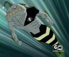 Il alieno acquatico Mastica ou Ripjaws è un Piscciss Volann, una combinazione di alligatore, l'anguilla e sanguisuga sul pianeta Piscciss