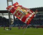 Bandiera della U.D. Almería, la squadra del campionato di calcio spagnolo