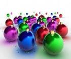 Palle di Natale colorate