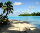 Il panorama di un isola tropicale