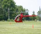 Piccolo elicottero con pilota