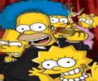 I Simpson ricevendo un premio