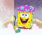SpongeBob sotto la doccia