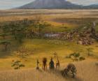 Alex, Marty, Melman, Gloria osservato le immense pianure dell'Africa