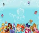 Del Winx Club che raccoglie la sua pixies fata o mini