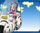 Bulma con la sua bicicletta