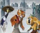Gru, Tigress, Monkey e Mantis