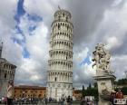 La Torre di Pisa, la torre pendente è il campanile del Duomo di Pisa, Italia