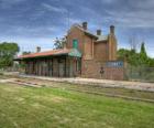 Una stazione ferroviaria