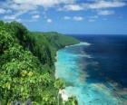 East Rennell è l'atollo di corallo di più grande del mondo alta. Isole Salomone.