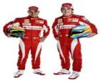 Felipe Massa e Fernando Alonso piloti Ferrari