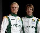 Jarno Trulli e Heikki Kovalainen, il Team Lotus piloti