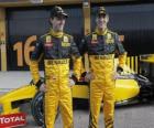 Robert Kubica e Vitaly Petrov, i piloti della Scuderia Renault F1