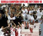 Campione del Sevilla Copa del Rey 2009-2010