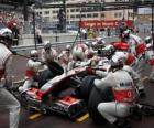 Pit-stop Lewis Hamilton - McLaren - Monte Carlo 2010