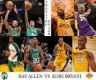 Finale NBA 2009-10, Guardia tiratrice, Ray Allen (Celtics) vs Kobe Bryant (Lakers)